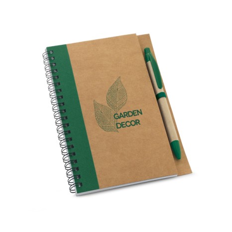 Bloco de Anotação Capa Dura Com Caneta Ecológico Personalizado