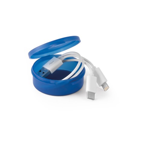 Cabo USB 3 em 1 Promocional Personalizado