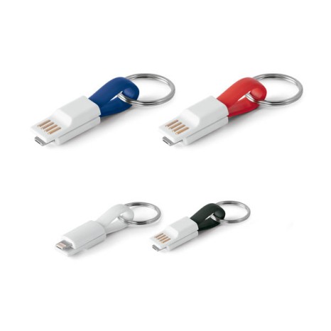 Cabo USB Com Conector 2 em 1 Personalizado