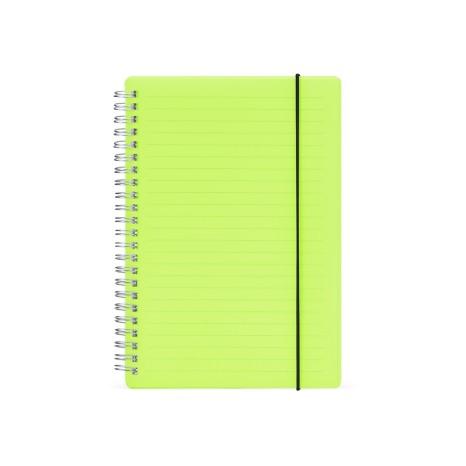 Caderno A5 Plástico Personalizado