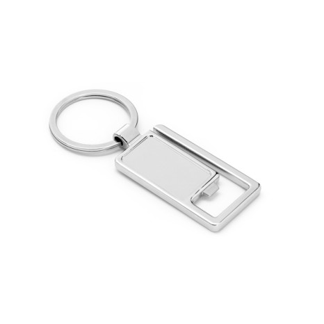 Chaveiro de Metal Com Abridor de Garrafas