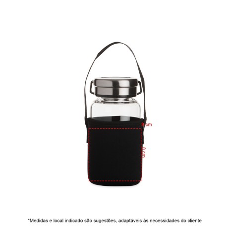 Garrafa de Vidro 650ml Personalizada