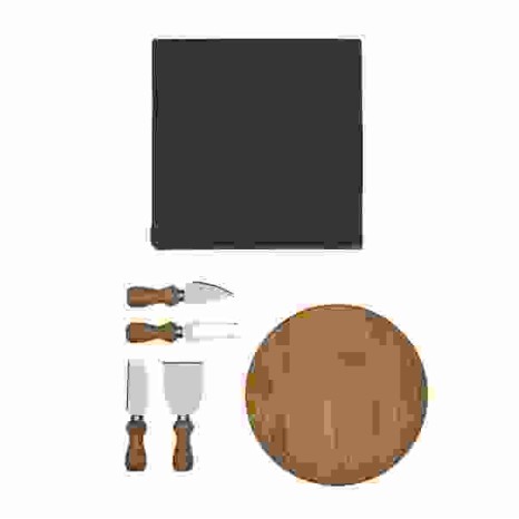 Kit para Queijo Em Bambu / Inox Córdoba Personalizado