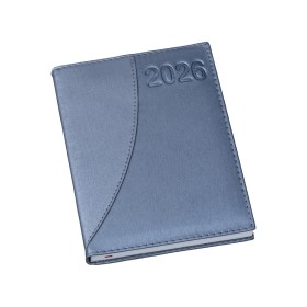 Agenda Diária 2025 em Couro Sintético Promocional