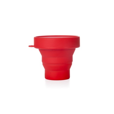 Copo Retrátil de Silicone Personalizado Para Outubro Rosa