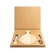 Kit Queijo 3 Peças com Logo Personalizado 
